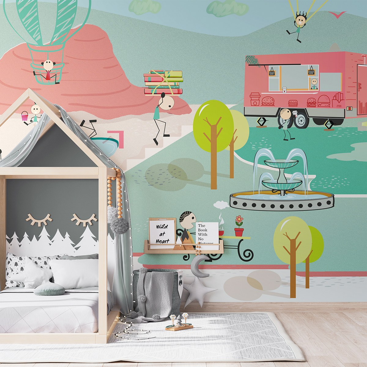Tapet stickmen chronicles, dream prints 